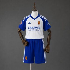 Conjunto Niño Real Zaragoza Primera Equipación 2026-27