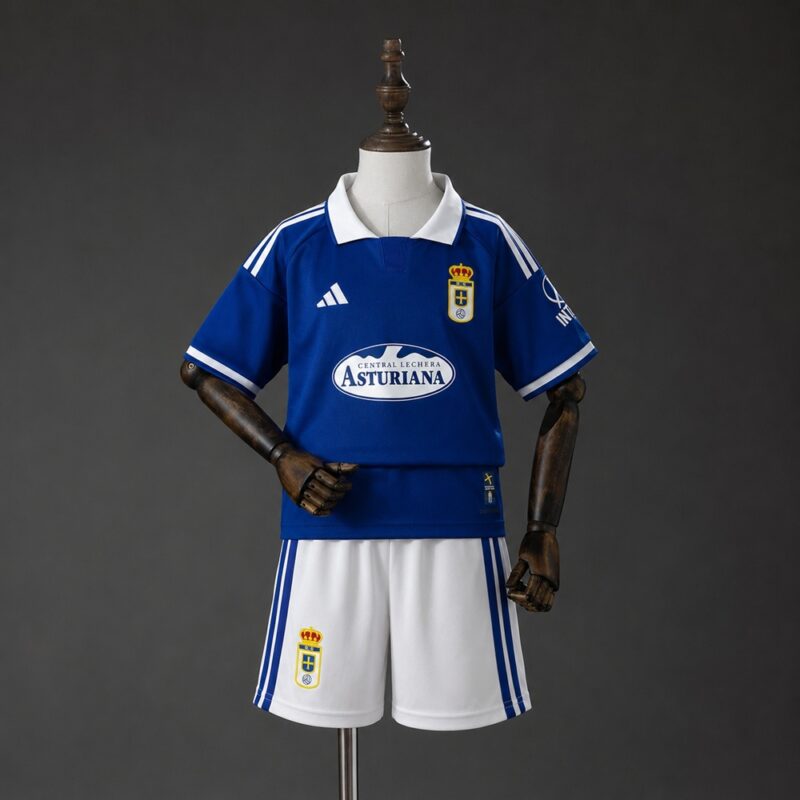 Conjunto niño Real Oviedo Primera Equipación 2026-27